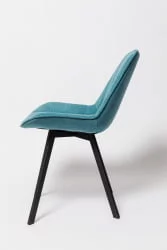 Стул для гостиной К 21 black Бирюзовый (РС 21\ч)