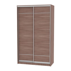Шкаф-купе коричневый Б-220х135х60-3(ЯШТ-Д7Д7) / B-220х135х60-3(ЯШТ-D7D7)