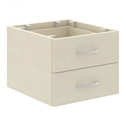 Тумба подвесная с двумя ящиками IMAGO Plus СРС-2V.1 Клен