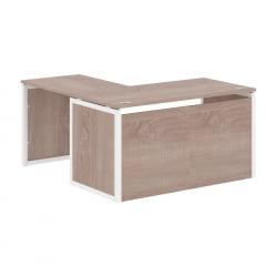 Угловой компьютерный стол XTEN-QP XQPCT 1415H R Дуб Сонома Белый