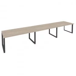 Стол переговорный (3 столешницы) ONIX O.MO-PRG-3.4 Дуб Аттик/Антрацит