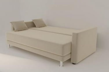 Диван Сальтвик (Berhouse) Цвет фасада: Левис 08 велюр; Тип: Прямой; Материал фасада: Металл/Велюр