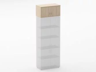 Антресоль широкая Glassy 6.04.131 Орех