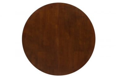 Стол обеденный раскладной Cairo / Каир (CT4260) дерево гевея, 100(133)х100х75см, Античный белый/Темный Дуб