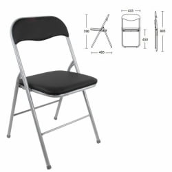 Офисный стул BRABIX Golf CF-007 серебристый каркас Черный