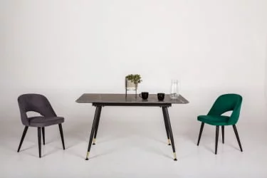 Стол раздвижной Месси 140-180 Мрамор графит