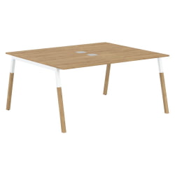 Рабочая станция Forta FWST 1513 Дуб Гамильтон Белый премиум