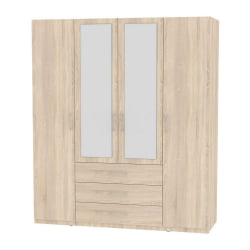 Шкаф распашный R-198х180х60-3-M(ДСС)