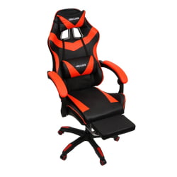 Геймерское кресло 088 цвет черный/красный с массажем 088-black-red-mass