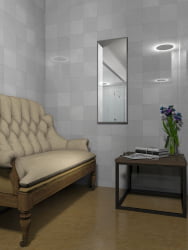 Зеркало в прихожую Сельетта 6 Серый