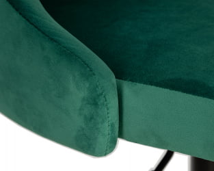 Стул барный JOSEPH BLACK (зеленый велюр (MJ9-88))