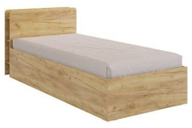 Кровать с основанием Юниор ZO.SMU-02 дуб крафт золотой