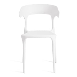 Дизайнерский стул TON (mod. PC33) пластик, 48 x 48 x 74 см, белый (White C0057)