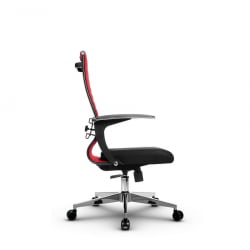 Кресло офисное МЕТТА B 2b 19/U158, Основание 17834 Комплект 3 Красное Черное