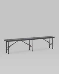 Скамейка складная пластиковая Кейт 180 (HDPE) Коричневый