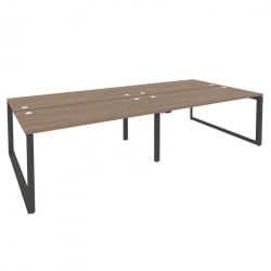 Рабочая станция на О-образном м/к ОНИКС О.МО-Д.РС-4.4.7 Дуб Аризона/Антрацит / ONIX O.MO-D.RS-4.4.7