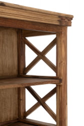 Шкафы для книг ( набор 3 шт.) Бомбей - 0761A палисандр, 116х57х30/145х73х36/175х89х44см, Natural tinted (натуральный тонированный)