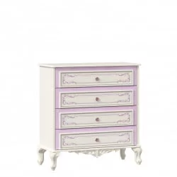 Комод с 4 ящиками Маркиза ЛД 517.025.000 Алебастр