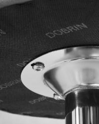 Табурет барный ДОБРИН БРУНО (серый велюр (МДЖ9-75)) 2 шт / DOBRIN BRUNO (MJ9-75))