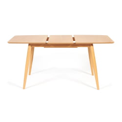 Раздвижной стол Pavillion (Павильон) основание бук, столешница мдф, 80x120+40x75см, Натуральный