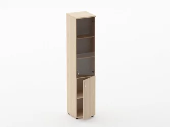 Шкаф высокий со стеклом Twin 16.16.13Пр Туя