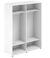 Шкаф-купе высокий с одним зеркалом Sigma SG.716.WH.WH.AL Белый