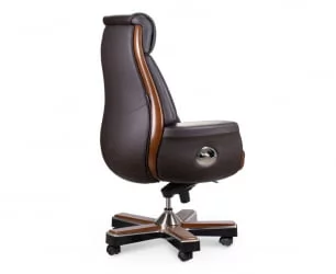 Кресло руководителя Трон кожа Коричневый
