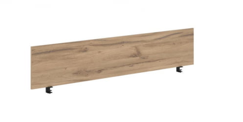 Экран ЕДИС ЕБП 1735 Дуб Денвер светлый Черный / EDIS EBP