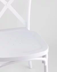 Стул пластиковый Кроссбэк Белый