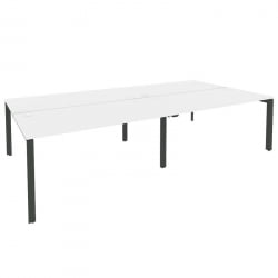 Рабочая станция на П-образном м/к ONIX O.MP-D.RS-4.4.8 Белый Бриллиант/Антрацит