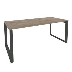 Стол рабочий руководителя на О-образном м/к ОНИКС О.МО-СРР-5.8 Тиквуд Темный/Антрацит / ONIX O.MO-SRR-5.8
