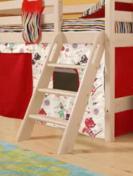 Кровать-домик Соня Вариант 12 с наклонной лестницей