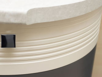 Напольный шкаф торцевой (прав) Графит 74.64 Сосна Астрид/Ваниль/Графит