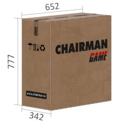 Кресло геймерское CHAIRMAN GAME 17 черный/голубой/белый