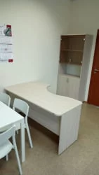 Стол угловой Glassy 1.14.16Пр Туя