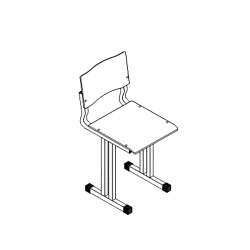 Стул ученический АЛц.СН-6-т25