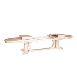 Стол VERSAL овальный бук, мдф, 300 (350/400) х 110 х 78 см, бежевый патина