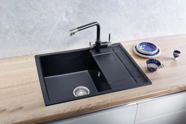 Кухонная мойка GRANULA 6501 Графит