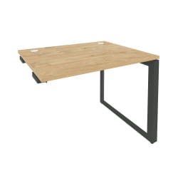 Стол-приставка на О-образном м/к к опорным элементам ONIX O.MO-SPR-1.8 Тиквуд Светлый/Антрацит