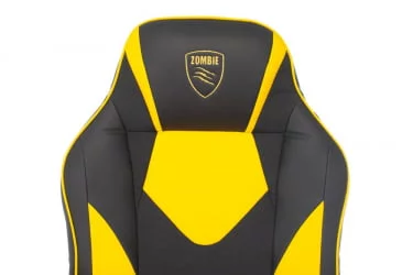 Геймерское кресло Zombie GAME 17 Черный-желтый