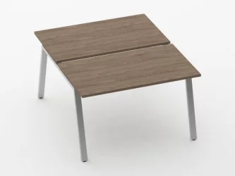 Л-образный металлический каркас с траверсами Deka 73.145.12 К Металлик матовый муар