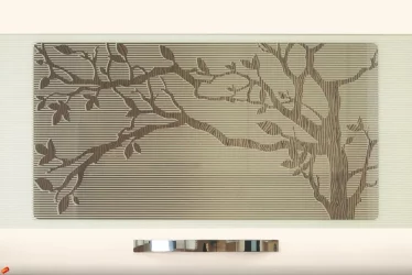 Шкаф-витрина Графит 74.09 Сосна Астрид /Ваниль