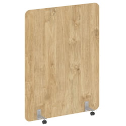 Перегородка на металлических опорах, на роликах Р-лине ДП.Р-140-180 Тиквуд Светлый / R-line DP.R-140-180