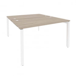 Рабочая станция на П-образном м/к ОНИКС О.МП-Д.РС-2.3.8 Дуб Аттик/Белый / ONIX O.MP-D.RS-2.3.8