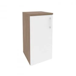 Шкаф низкий узкий левый ОНИКС О.СУ-3.1(Л) Дуб Аризона/Белый / ONIX O.SU-3.1(L)