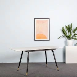 Стол раздвижной Месси 120-160 Белый