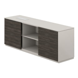 Тумба опорная 1700 правая Atlas NZ-0221.GS.BT.R Серый камень Бренсон Трюфель