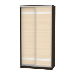 Шкаф-купе B-220х120х60-3(Венге-ДМ-D9D9)