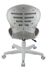 Кресло 1139 FW PL White велюр Bliss 07 шоколад