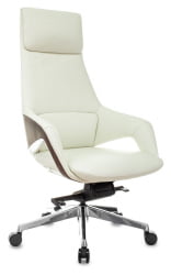 Кресло руководителя Бюрократ _ДЭО-2 Белый / _DAO-2